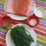 Gravad Lax ou Saumon mariné à l’aneth