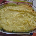 Parmentier d’haddock bis aux épinards