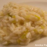 Risotto aux poireaux et au Noilly Prat