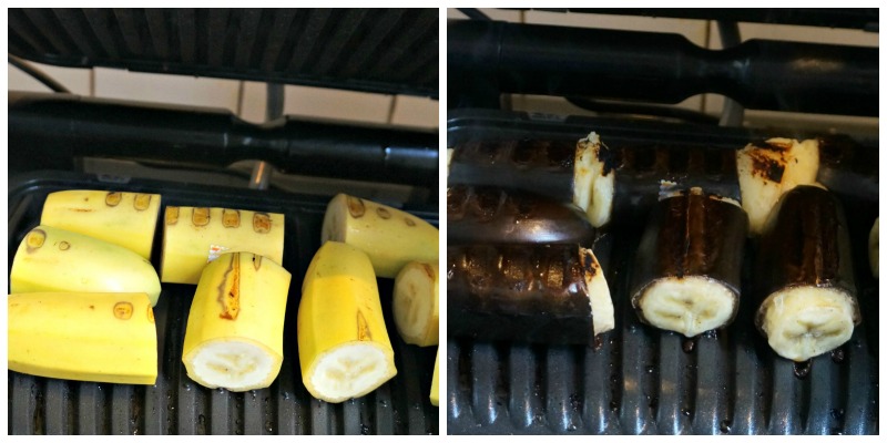 Bananes au grill