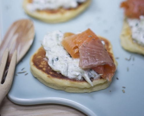 blinis de pomme de terre Marion Saupin