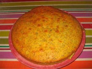 Gâteau à l’orange et au pavot de Pascale