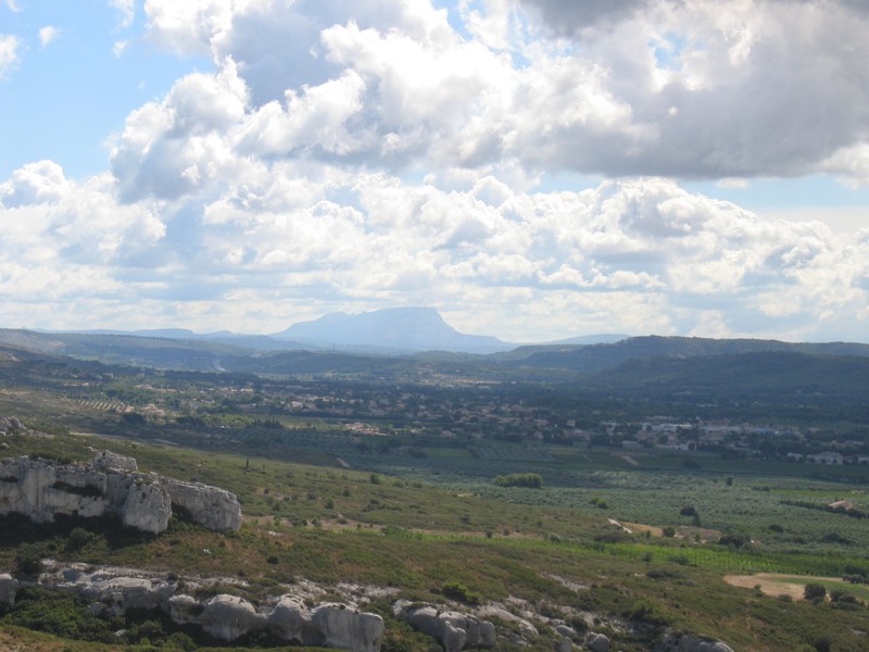 Montagne Sainte Victoire vu du rocher Virant