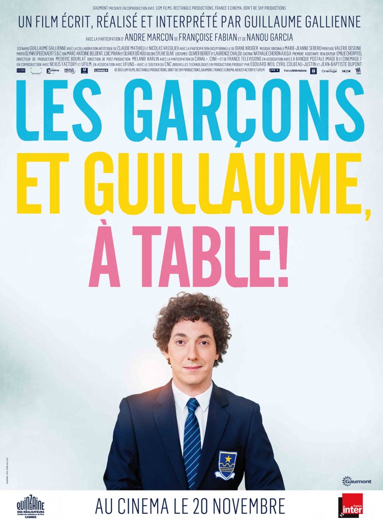 Les Garçons et Guillaume à table.